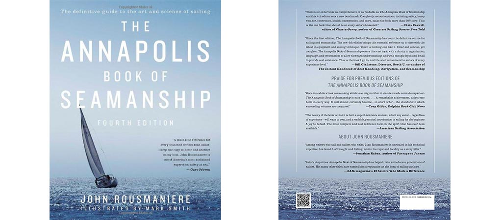 The Annapolis Book of Seamanship front and back cover