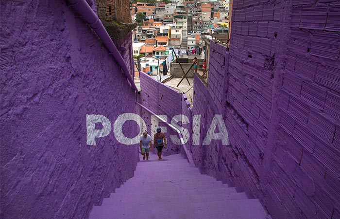 purple alley after painting
