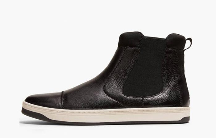 Side view of the EFM X Dockers Chelsea Boot