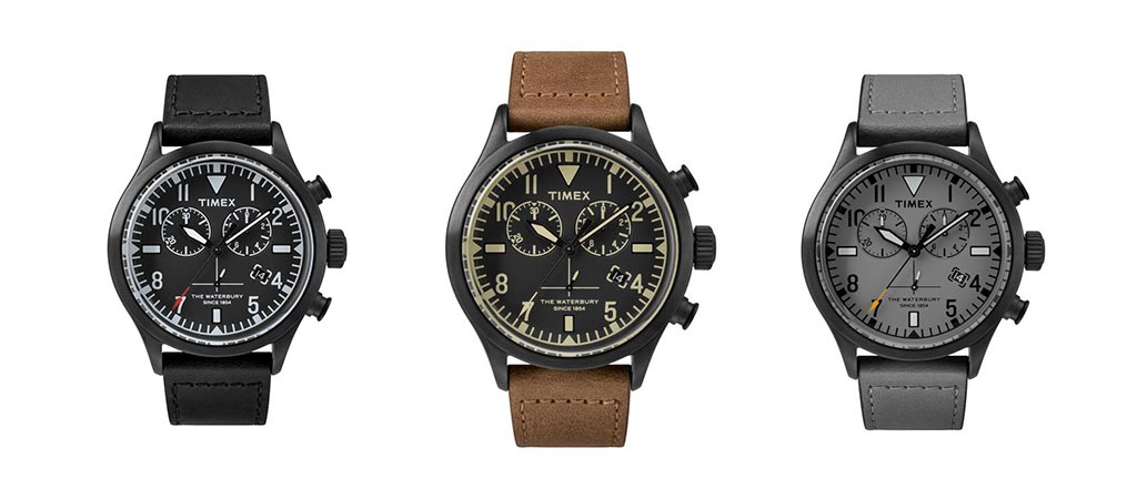Timex + Red Wing Shoe Leather Chronograph Watch
