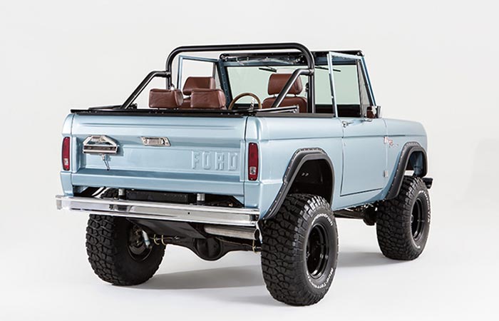 Rear view of the Ford Bronco 