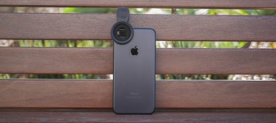 iPhone filter clip mount